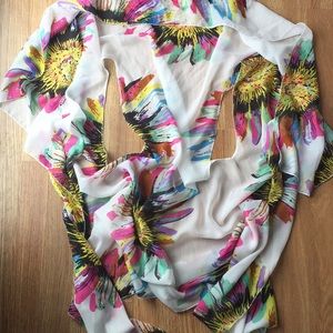 Lady’s floral kimono